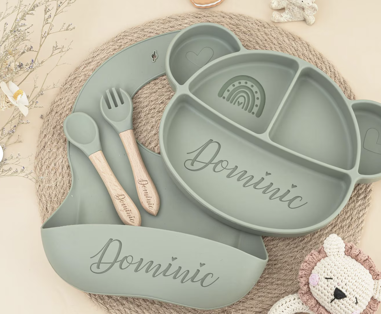 Silicone Baby Weaning Set